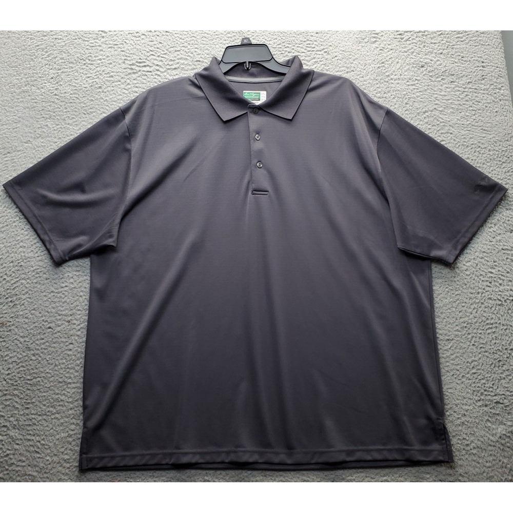Ben Hogan Power Air Golf Performance‎ Polo Shirt Mens 3XL Gray Short Sleeve Slit